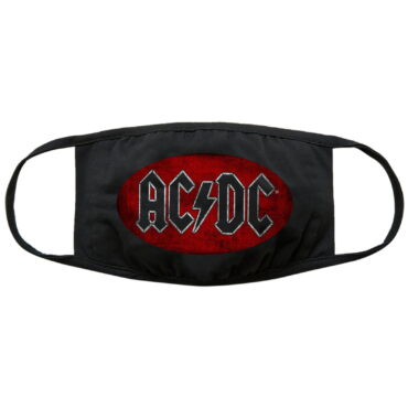 AC/DC Obrazna Maska: Oval Logo Vintage