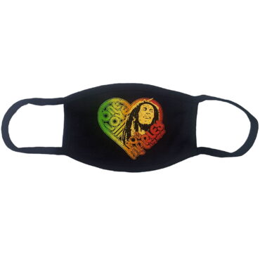 Bob Marley Obrazna Maska: One Love Heart
