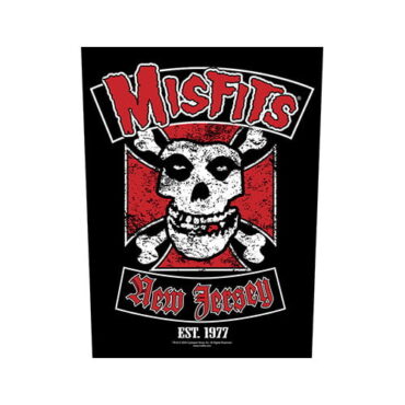 Misfits Hrbtni Našitek: Biker