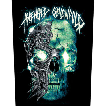 Avenged Sevenfold Hrbtni Našitek: Mechanical Skull