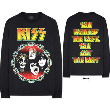 KISS Majica z Dolgimi Rokavi: You Wanted The Best (Back Print)