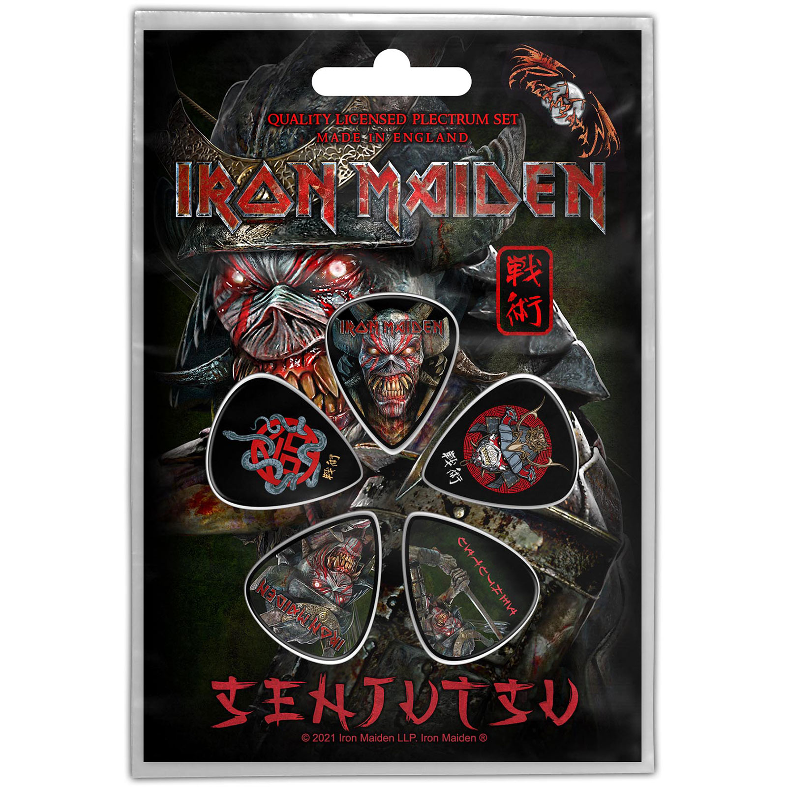 Iron Maiden Set Plektrov - Trzalic: Senjutsu