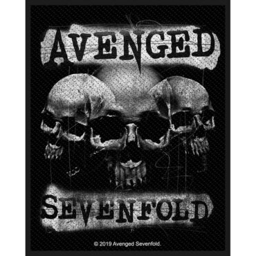 Avenged Sevenfold Našitek: 3 Skulls (Loose)