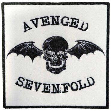 Avenged Sevenfold Našitek: Classic Deathbat Negative