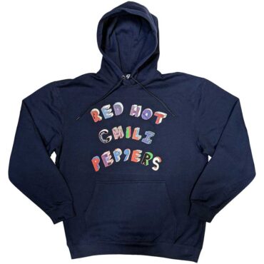 Red Hot Chili Peppers Pulover s Kapuco: Colourful Letters