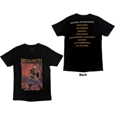 Megadeth Majica: Peace Sells Album Cover (Back Print)