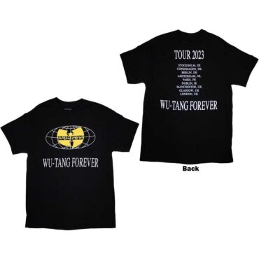 Wu-Tang Clan T-Shirt: Tour ’23 Wu-Tang Forever (Back Print & Ex-Tour)