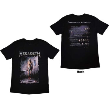 Megadeth Majica: Countdown (Back Print)