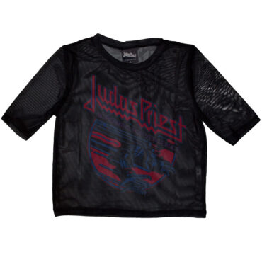 Judas Priest Ženski Crop Top: Screaming For Vengeance (Mesh)