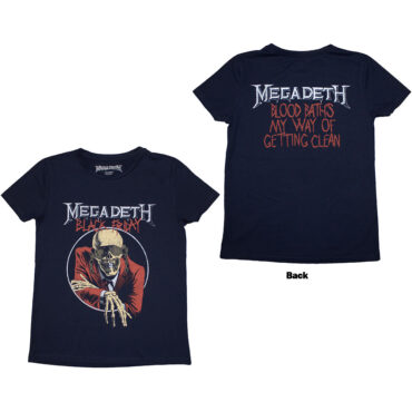 Megadeth Ženska Majica: Black Friday (Back Print)