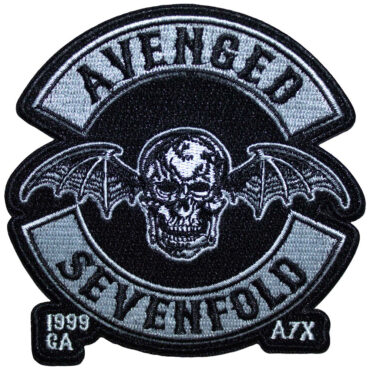 Avenged Sevenfold Našitek: Deathbat Crest Cut-Out
