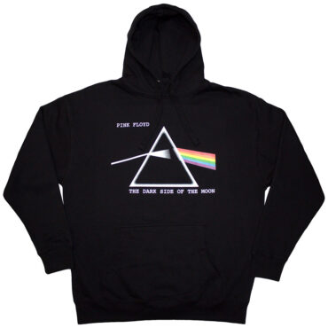 Pink Floyd Pulover s Kapuco: Dark Side of the Moon Courier (Black)