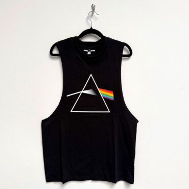 Pink Floyd Vest T-Shirt: Dark Side of the Moon Album (Black)