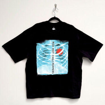 Red Hot Chili Peppers Oversized Boxy T-Shirt: X-Ray (Black)