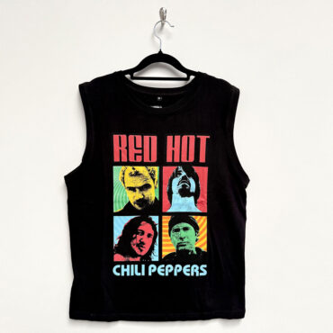 Red Hot Chili Peppers Tank T-Shirt: Portrait Photos (Black)