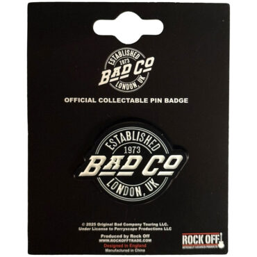 Bad Company Pin Badge: Est. 1973 Circle Logo