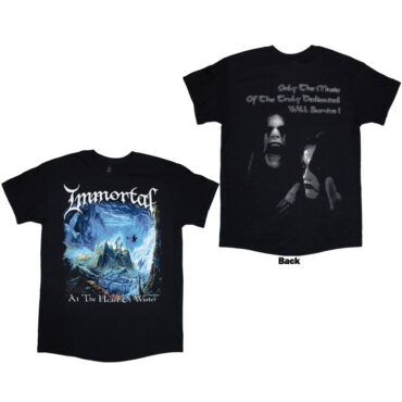Immortal T-Shirt: At The Heart Of Winter (Black) (Back Print)