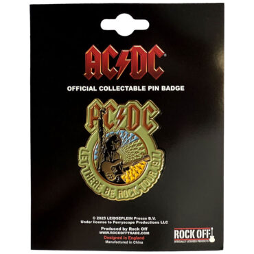 AC/DC Pin Badge: Let There Be Rock Tour '77