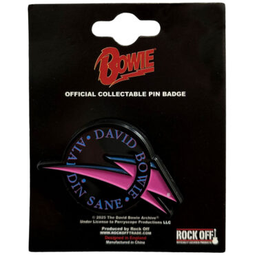 David Bowie  Pin Badge: Aladdin Sane 1