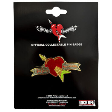 Tom Petty & The Heartbreakers Pin Badge: Flying Heart