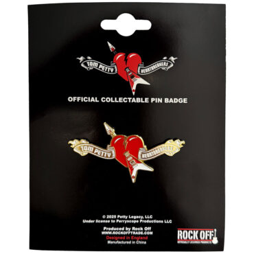 Tom Petty & The Heartbreakers Pin Badge: Heart Logo