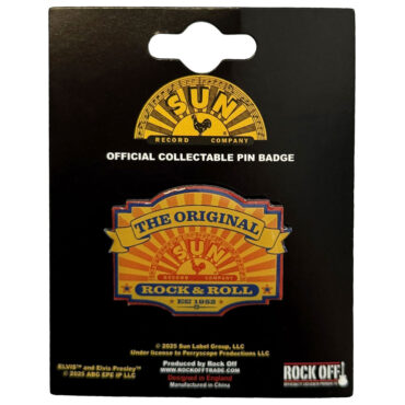 Sun Records Pin Badge: Elvis The Original