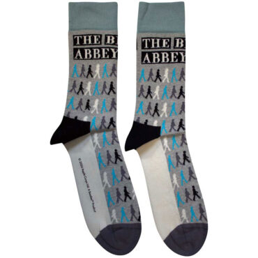 The Beatles Ankle Socks: Abbey Road Colours Crossing Repeat (Grey) (UK Size 4 - 7)