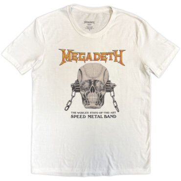 Megadeth T-Shirt: Speed Metal (White)