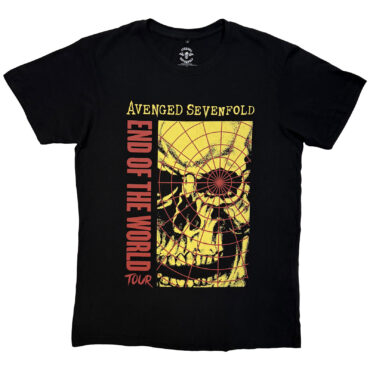 Avenged Sevenfold Carbon T-Shirt: End Of The World Tour (Black)