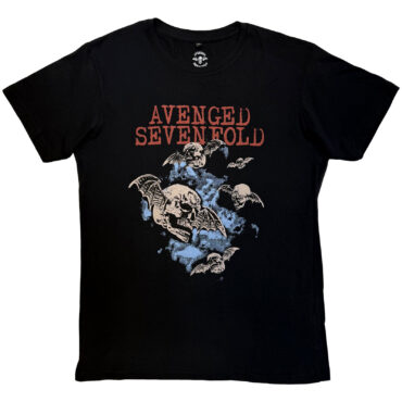Avenged Sevenfold Carbon T-Shirt: Night Bats (Black)