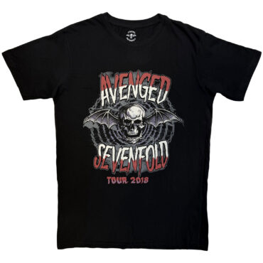 Avenged Sevenfold Carbon T-Shirt: Tour '18 (Black)