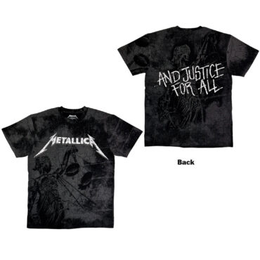 Metallica T-Shirt: Justice (Black) (Wash Collection)